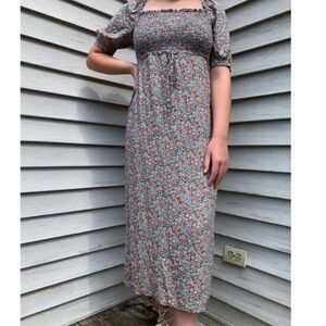 Wild Fable Floral Dress - Blue and Pink